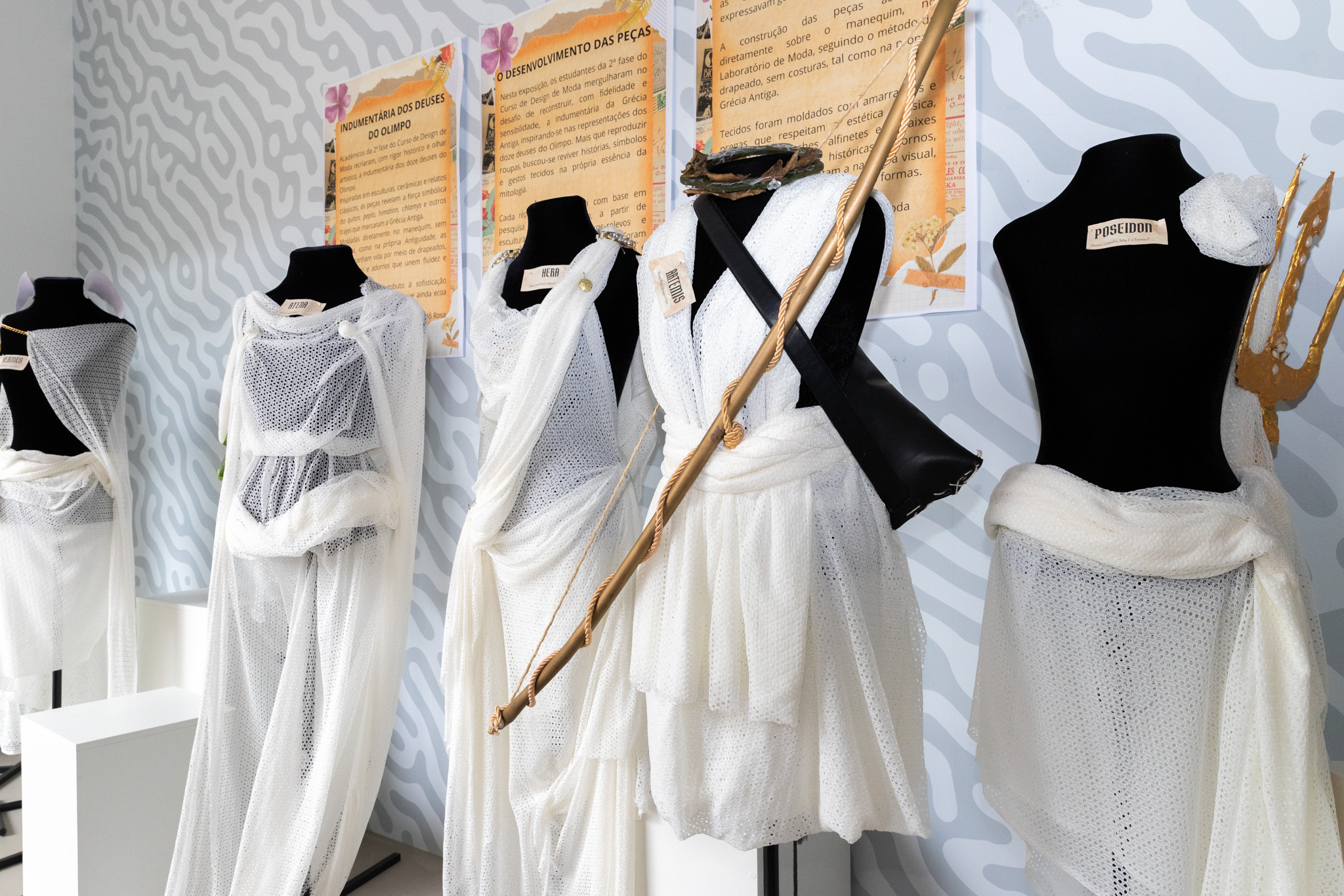 Indumentárias dos deuses do Olimpo são recriadas por acadêmicos de Design de Moda