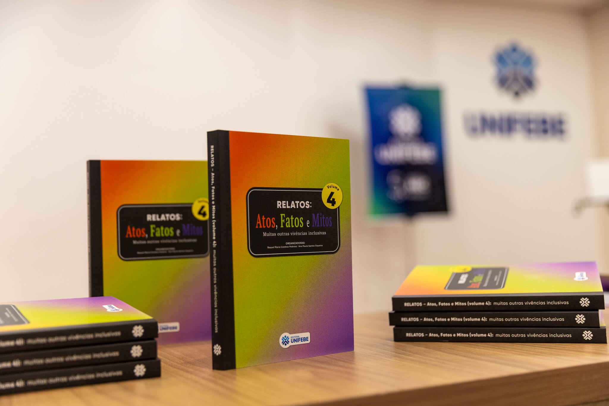 Editora da UNIFEBE lança Volume 4 da obra Relatos: Atos, Fatos e Mitos – Muitas outras vivências inclusivas