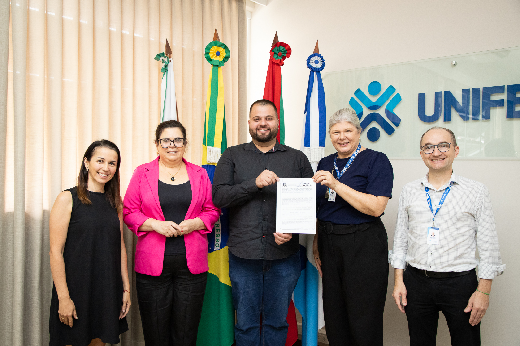 UNIFEBE firma parceria com prefeitura de Nova Trento para atuação dos acadêmicos de Medicina nos serviços de saúde do município