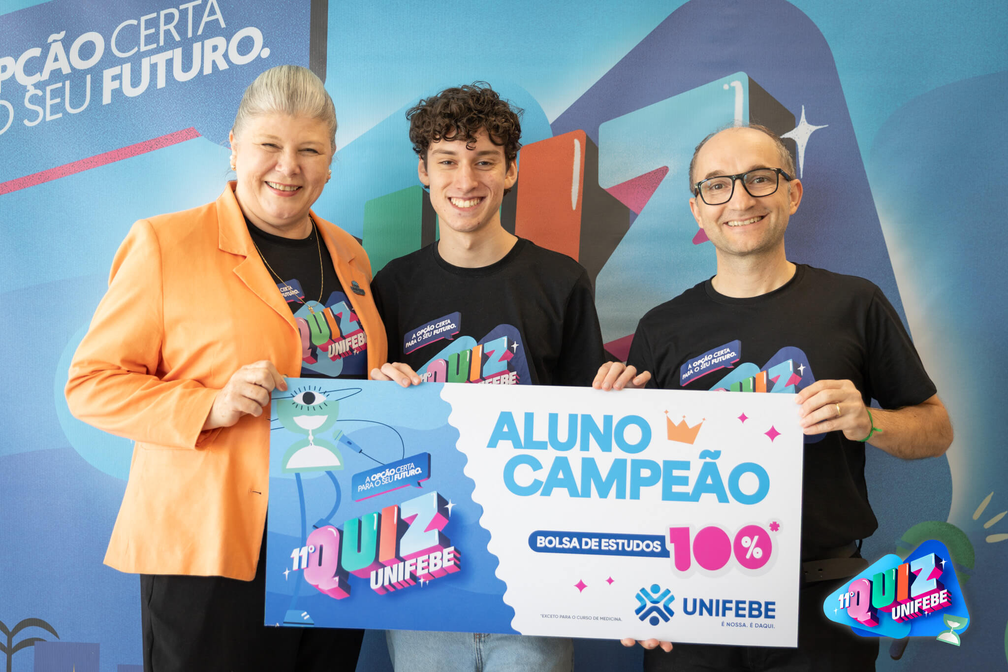 Estudante de Major Gercino é campeão do 11.º QUIZ UNIFEBE
