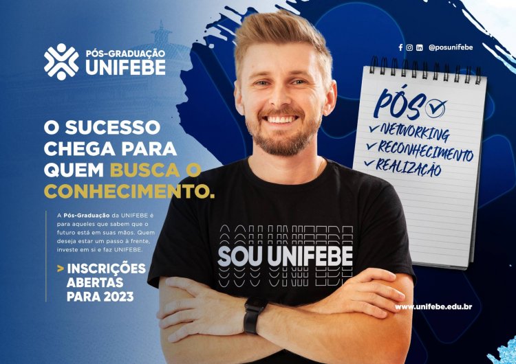 Inscrições abertas para mais de 25 cursos de Pós-Graduação UNIFEBE