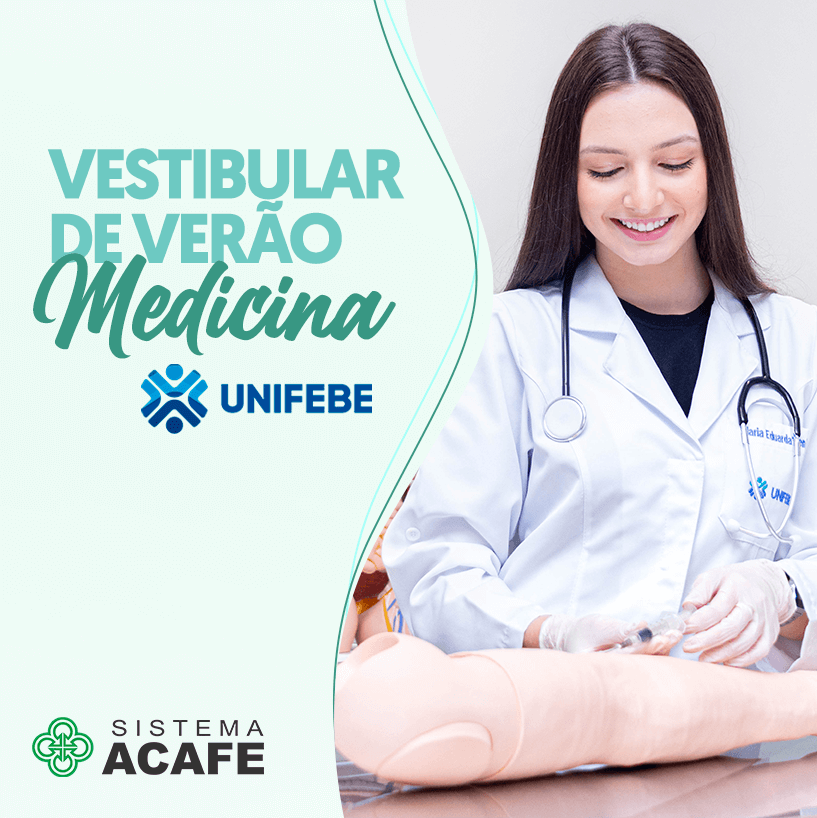 Inscrições abertas para o vestibular de Verão Medicina UNIFEBE