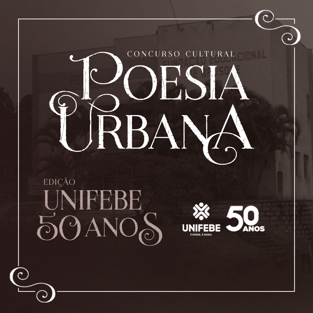 Inscrições para o Concurso Cultural Poesia Urbana seguem até dia 15 de dezembro