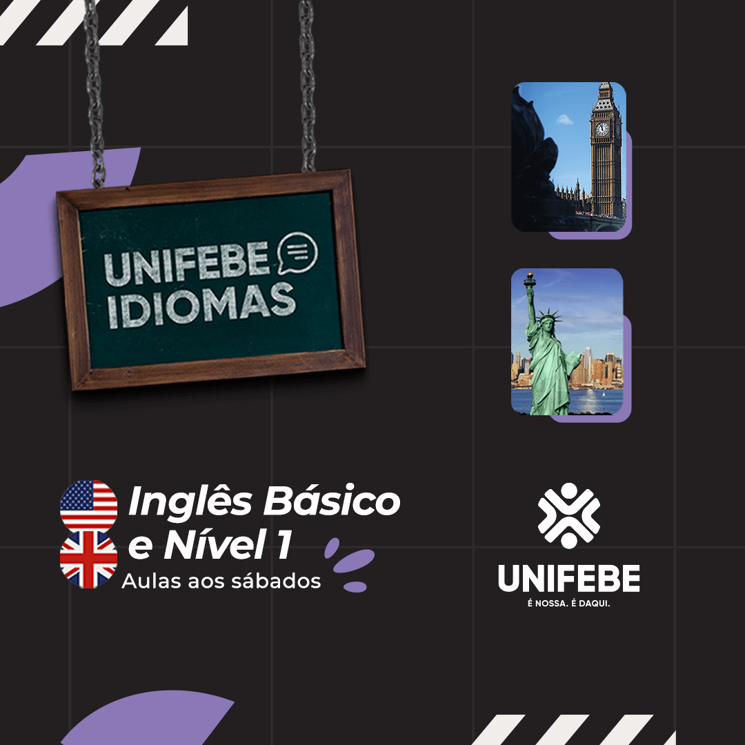 Inscrições para o UNIFEBE Idiomas seguem até dia 3 de maio
