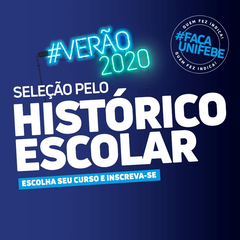 Inscrições para Seleção pelo Histórico Escolar UNIFEBE seguem até 21 de janeiro