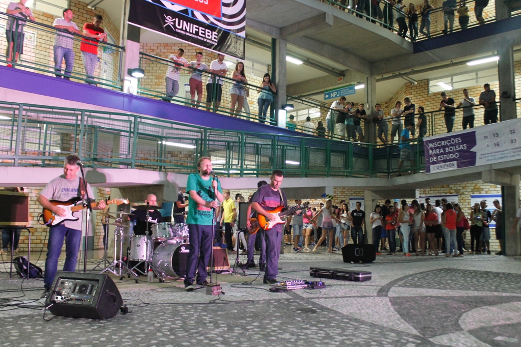 Banda de Rock comanda primeiro Intervalo Cultural de 2015 na UNIFEBE