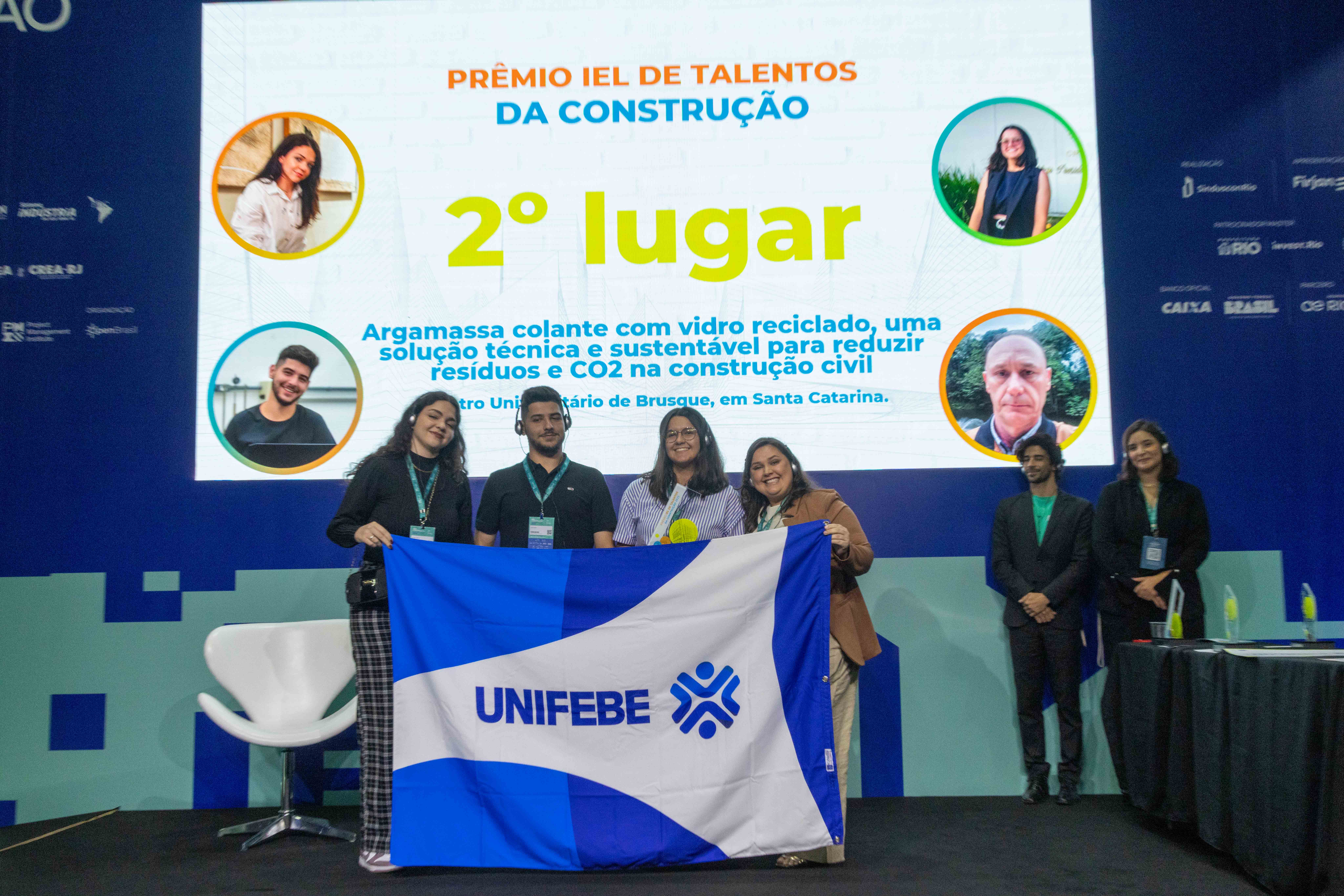 Acadêmicos da UNIFEBE conquistam 2.º lugar em competição nacional da construção civil