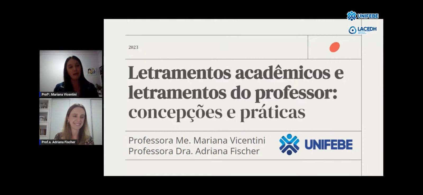 Letras-Inglês UNIFEBE promove live sobre práticas desenvolvidas no curso