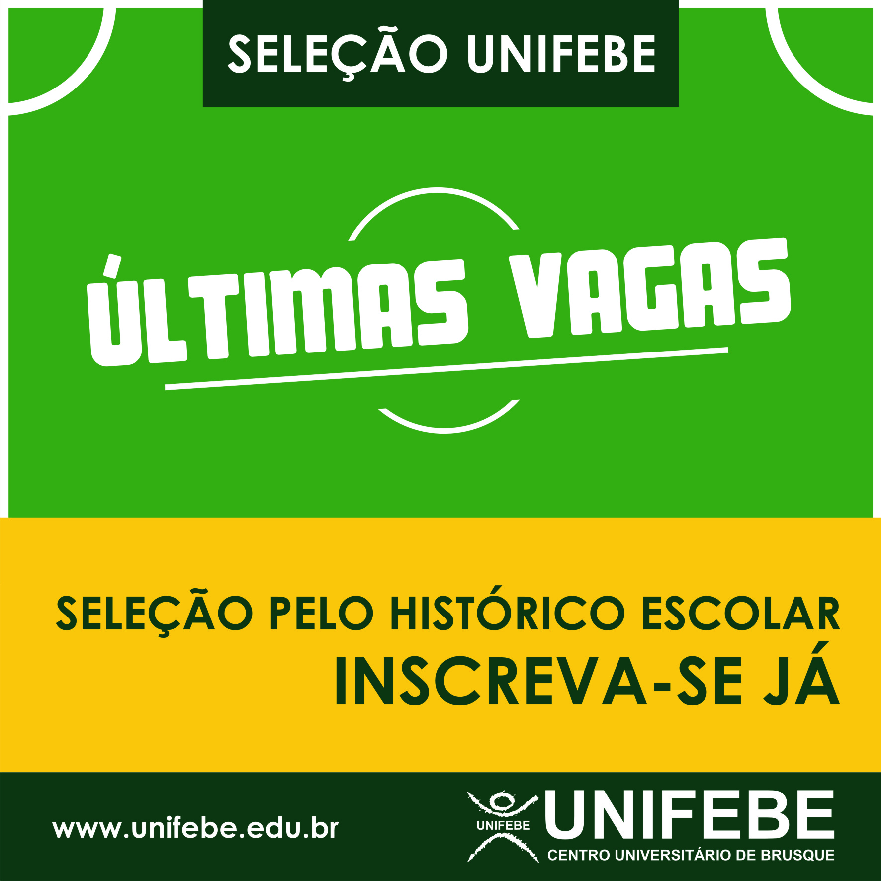 Últimas vagas para ingressar na UNIFEBE no segundo semestre