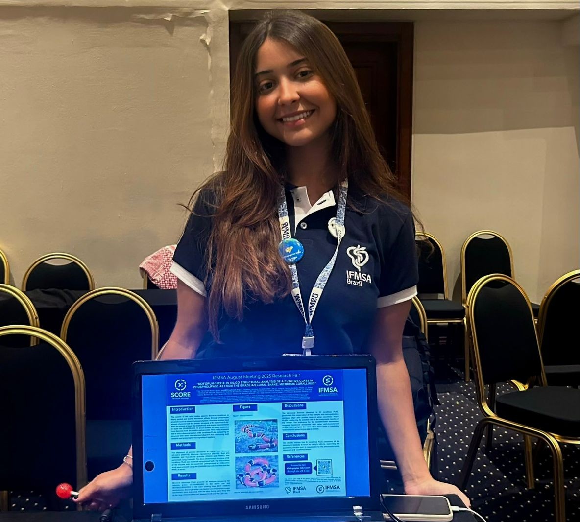 Pesquisa apresentada na Grécia por acadêmica de Medicina da UNIFEBE é premiada em evento internacional