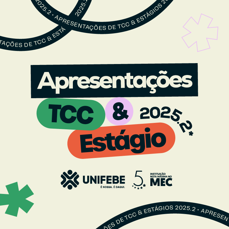 Interessados em prestigiar as apresentações de TCC e estágio podem se inscrever virtualmente