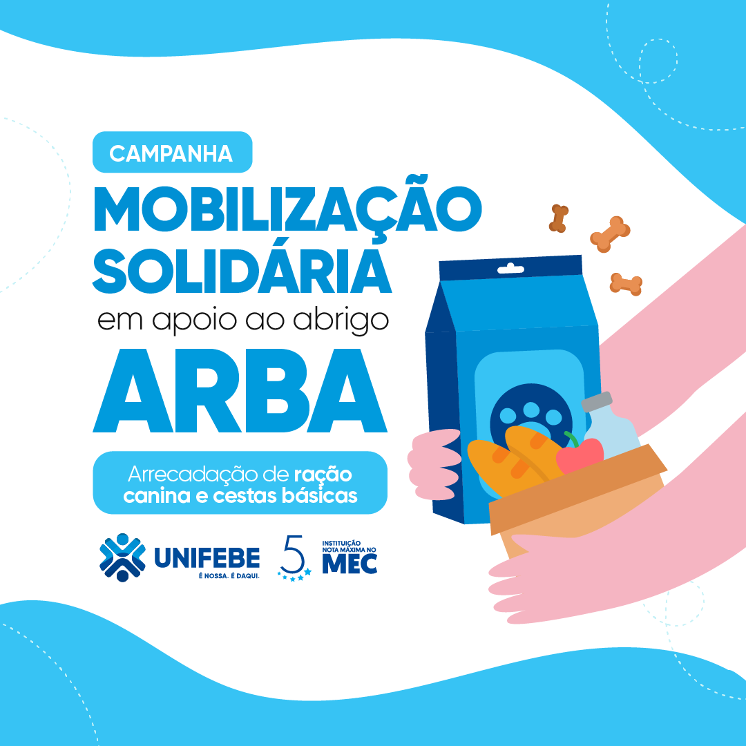 Cursos de Gestão da UNIFEBE promovem campanha solidária de arrecadação de ração