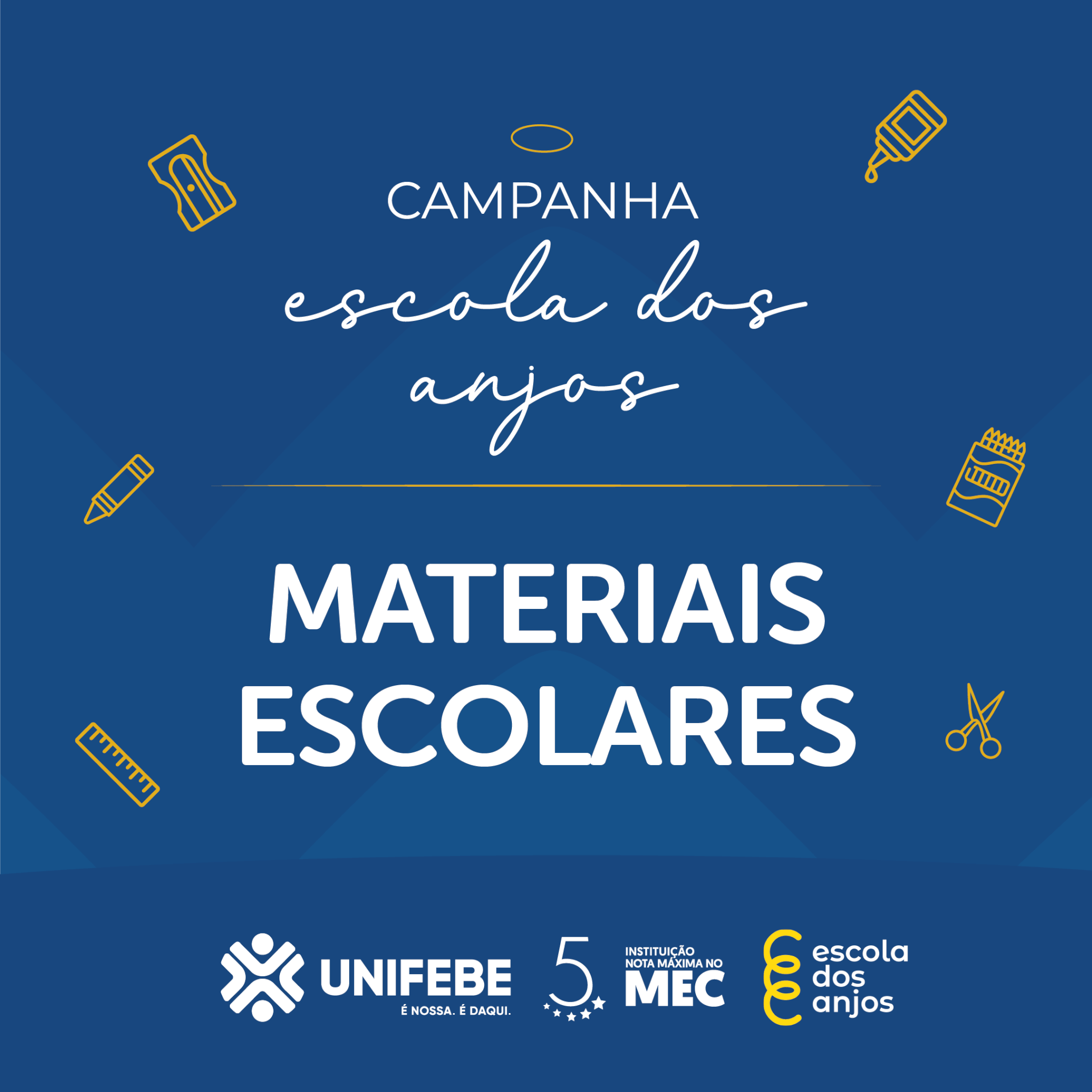 Cursos da área da gestão promovem campanha solidária em prol da ONG Escola dos Anjos