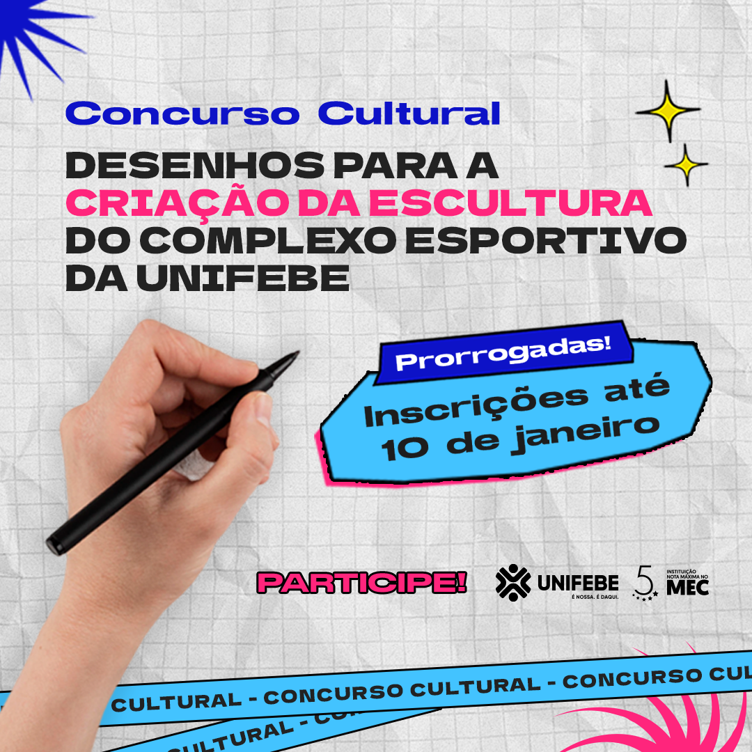 Interessados têm até dia 10 de janeiro para se inscrever no concurso de desenho para criação de esculturas