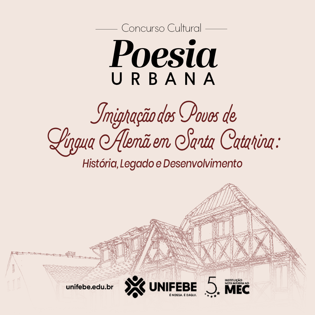 Inscrições para o Concurso Poesia Urbana da UNIFEBE seguem até dia 15 de dezembro