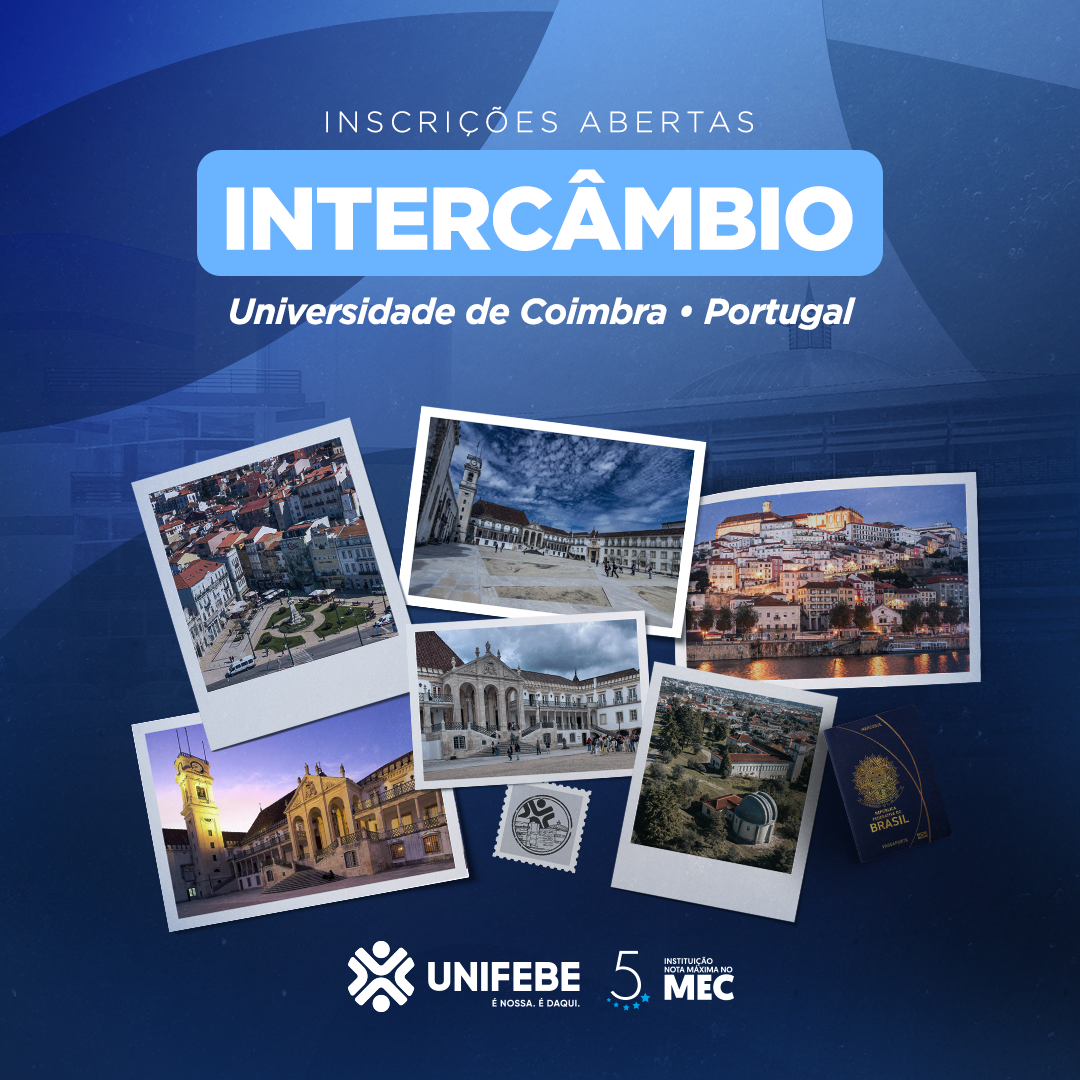 Inscrições abertas para intercâmbio na Universidade de Coimbra em Portugal