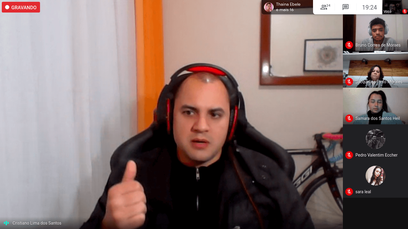 Prática profissional é abordada em atividade virtual de Psicologia do Esporte