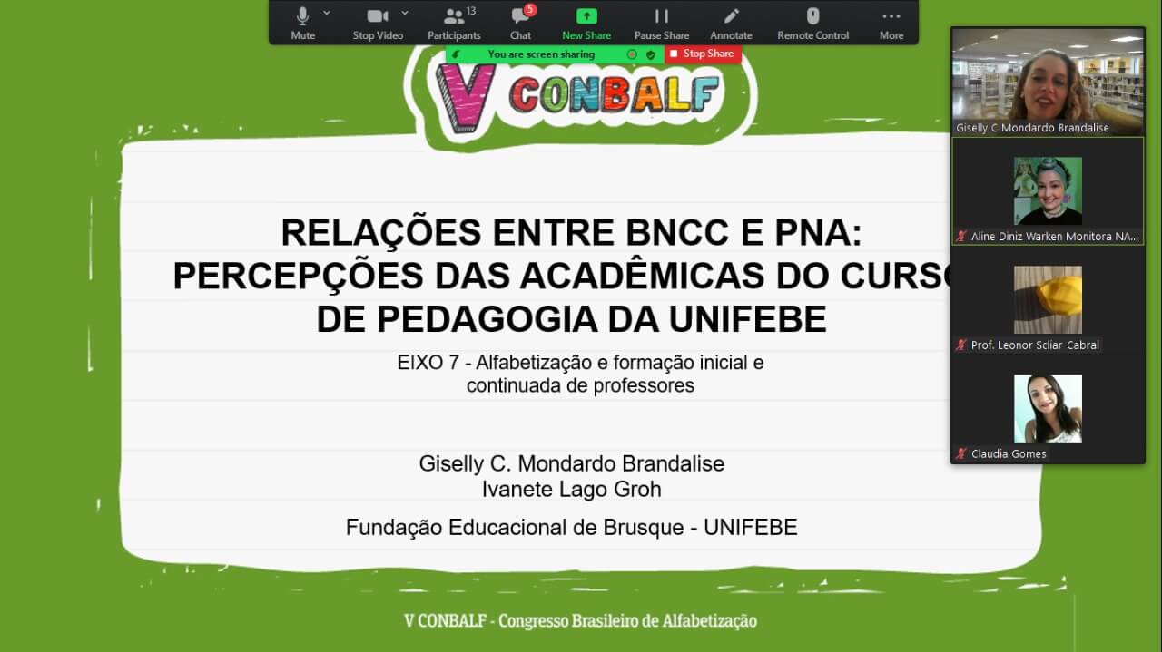 Professoras da UNIFEBE apresentam pesquisa em Congresso Brasileiro de Alfabetização