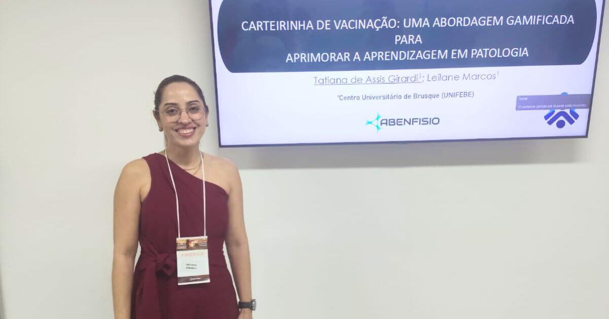 Professoras de Fisioterapia da UNIFEBE apresentam trabalhos em congresso na Bahia