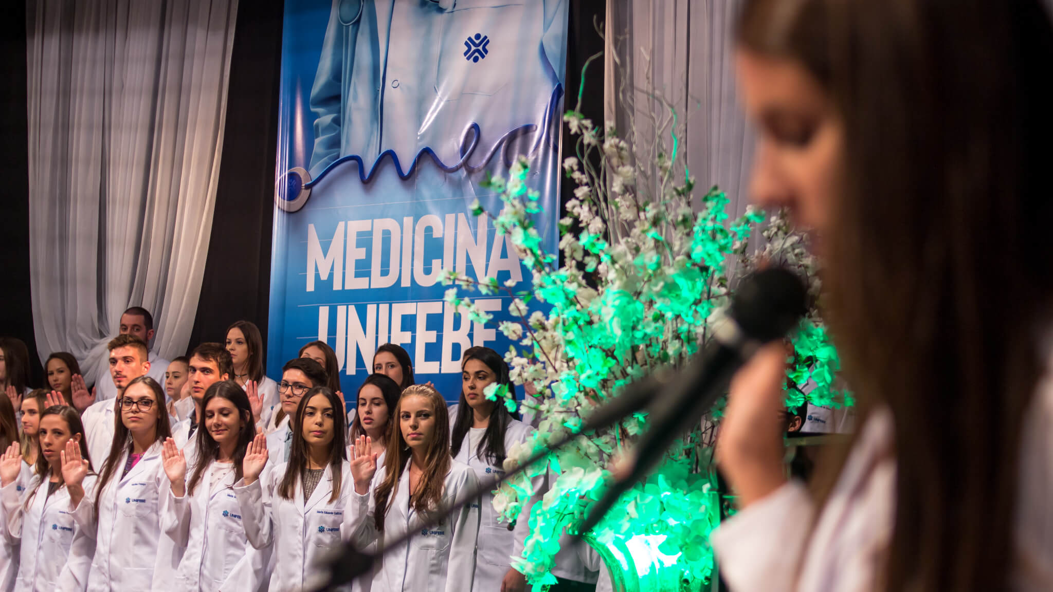 Programação semanal marca recepção dos calouros de Medicina da UNIFEBE