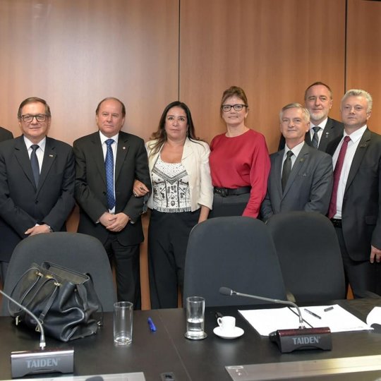 Professor doutor Günther Lother Pertschy esteve reunido com o Ministro da Educação em Brasília - Crédito - MEC