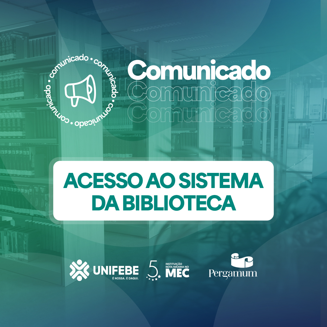 Biblioteca adota medidas temporárias de segurança para acesso ao sistema de consulta e renovação de livros