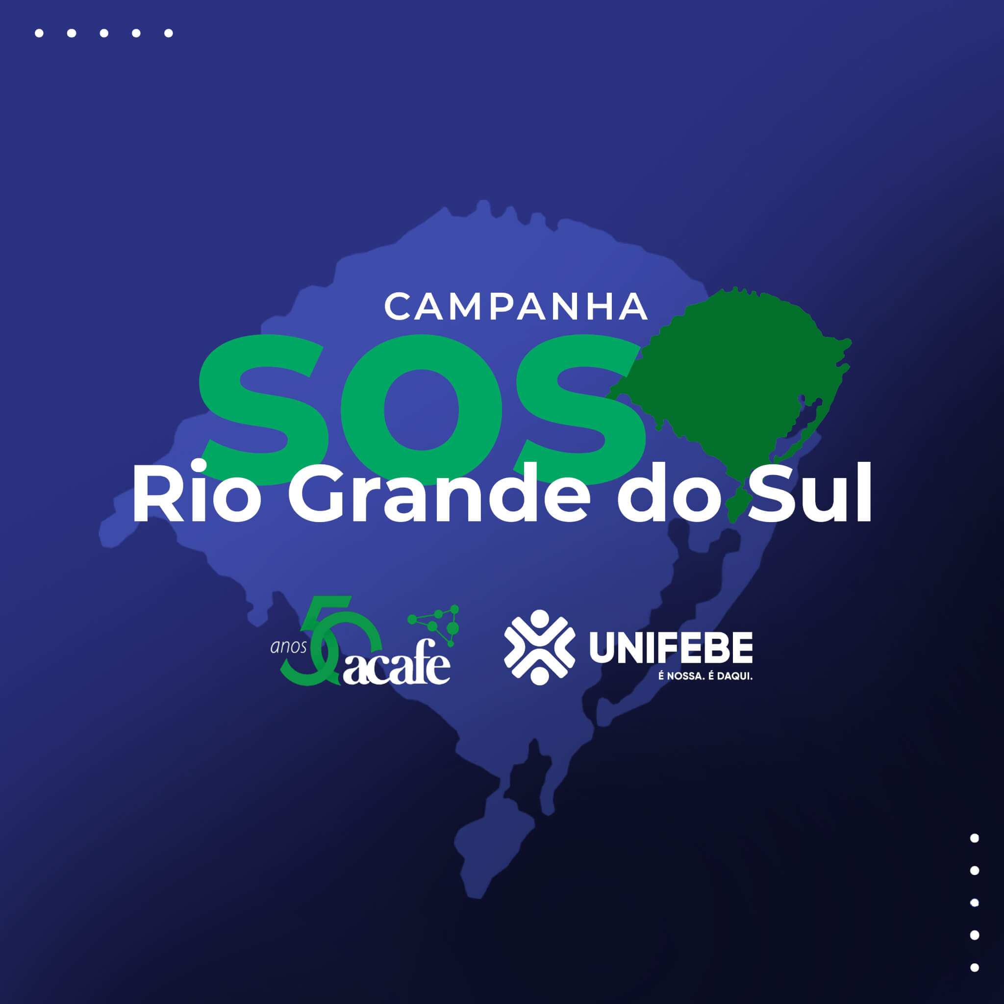 UNIFEBE será ponto de arrecadação de donativos para vítimas das cheias no Rio Grande do Sul