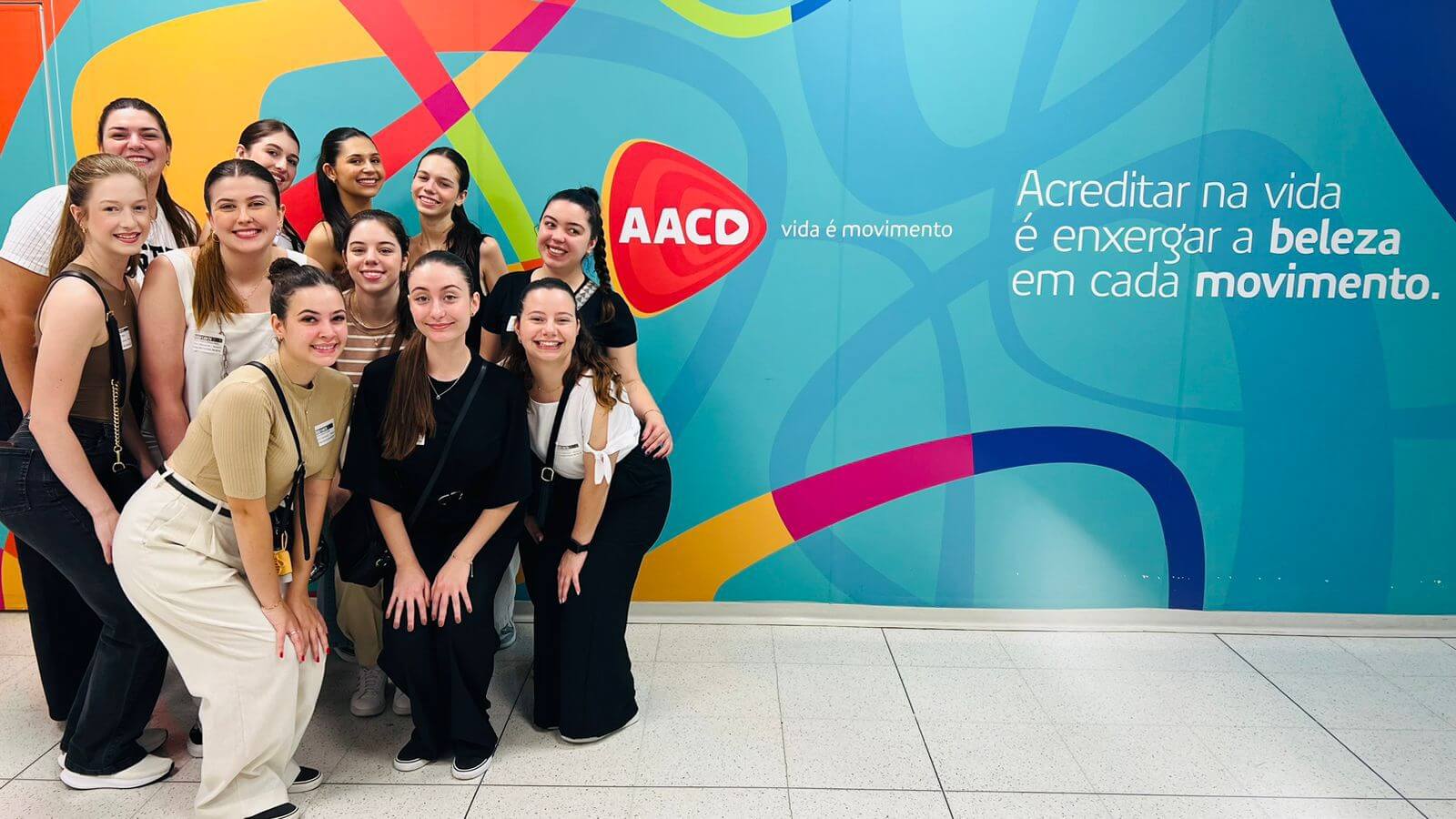 Acadêmicas da UNIFEBE realizam visita técnica à AACD e ao Hospital Samaritano