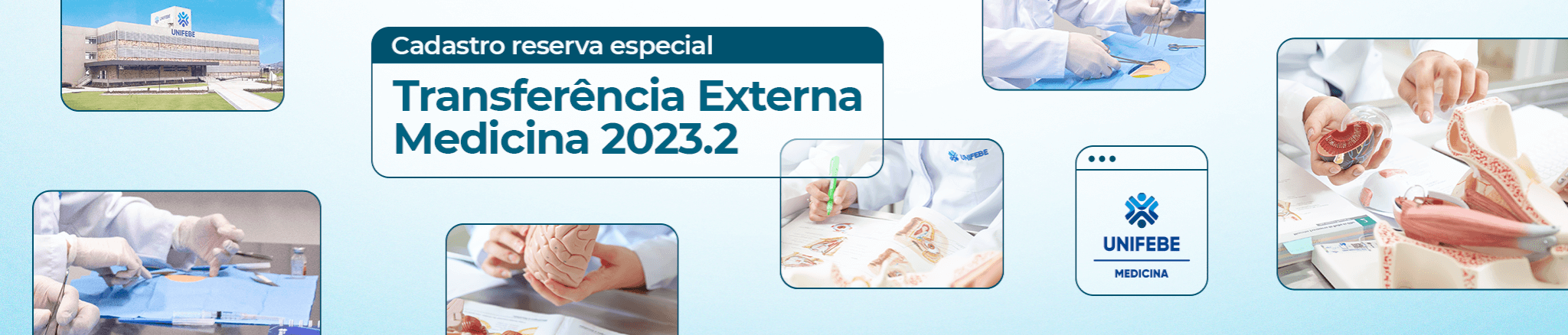 LANDING PAGE Transferência Externa Medicina 2023.2 cadastro reserva especial