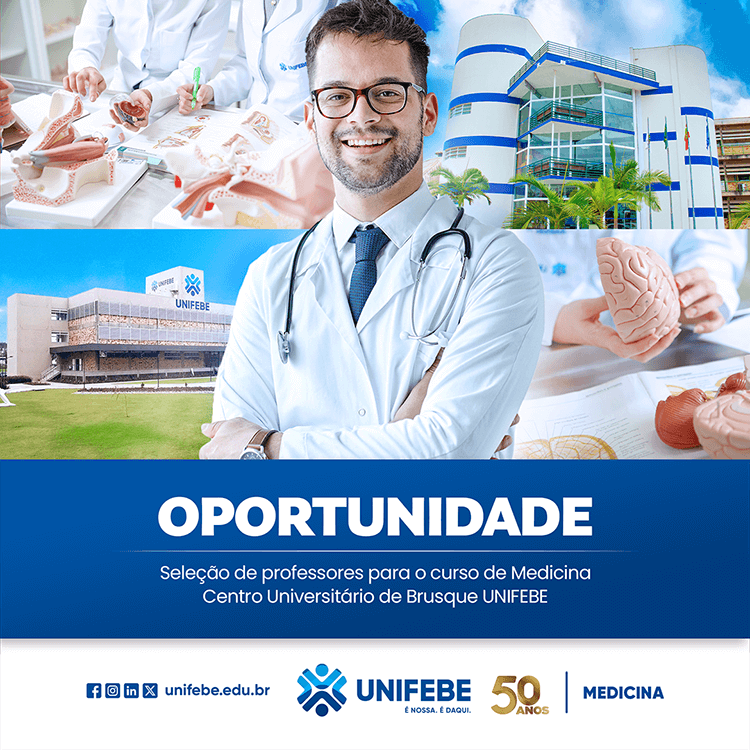 UNIFEBE abre inscrições para contratação de novos professores para o curso de Medicina