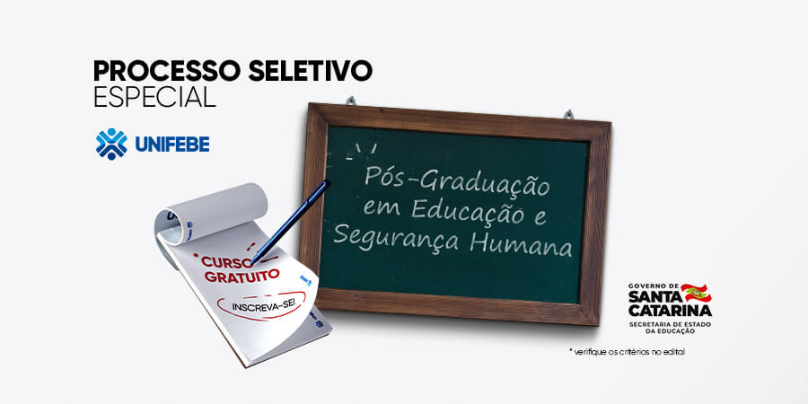 UNIFEBE abre inscrições para Pós-Graduação em Educação e Segurança Humana