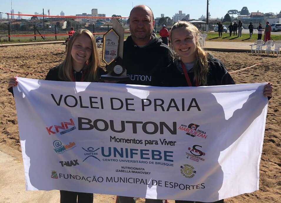 UNIFEBE é campeã do vôlei de praia nos Jogos Universitários Catarinense