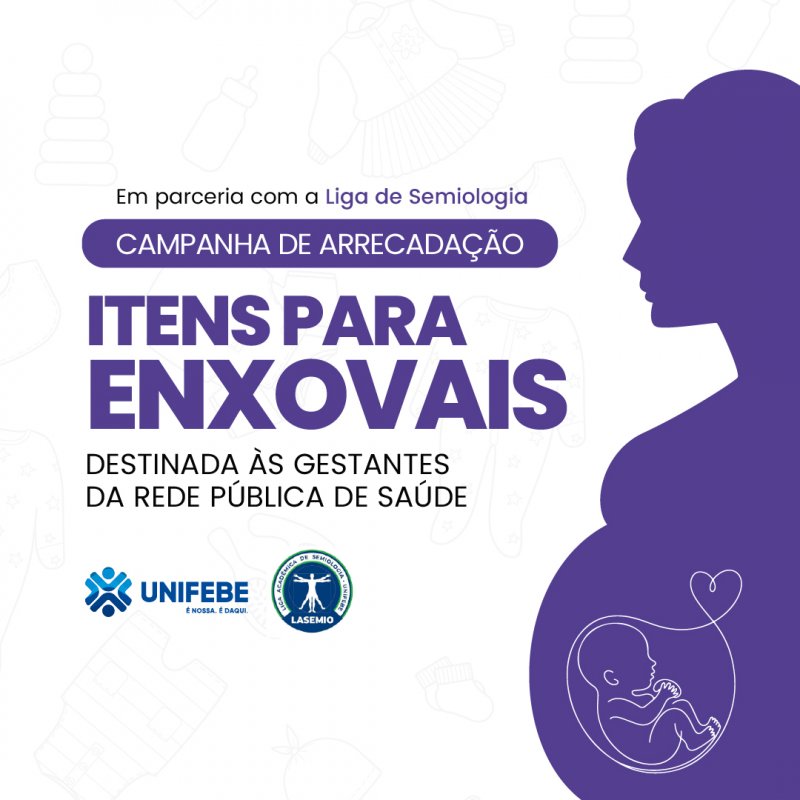 UNIFEBE inicia arrecadação de enxoval para gestantes; saiba como contribuir