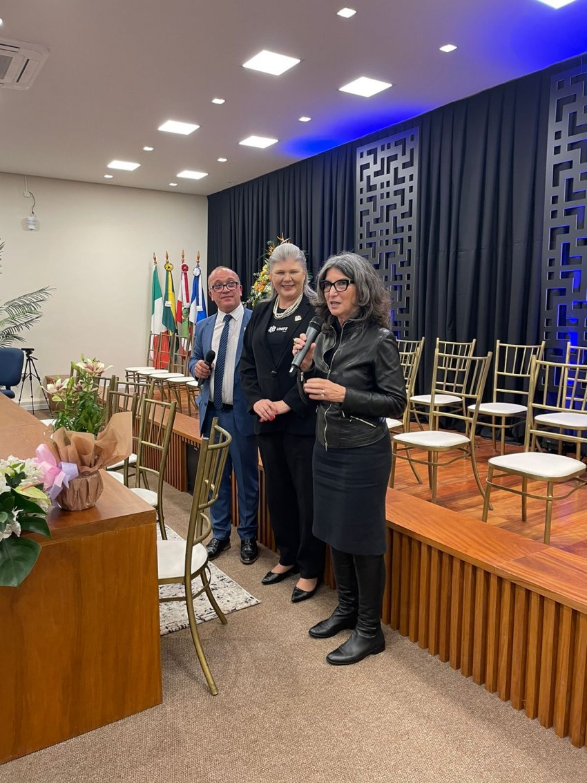 Reitora da UNIFEBE falará sobre a chegada dos pioneiros imigrantes de fala italiana no lançamento da logomarca comemorativa aos 150 anos da grande imigração no estado