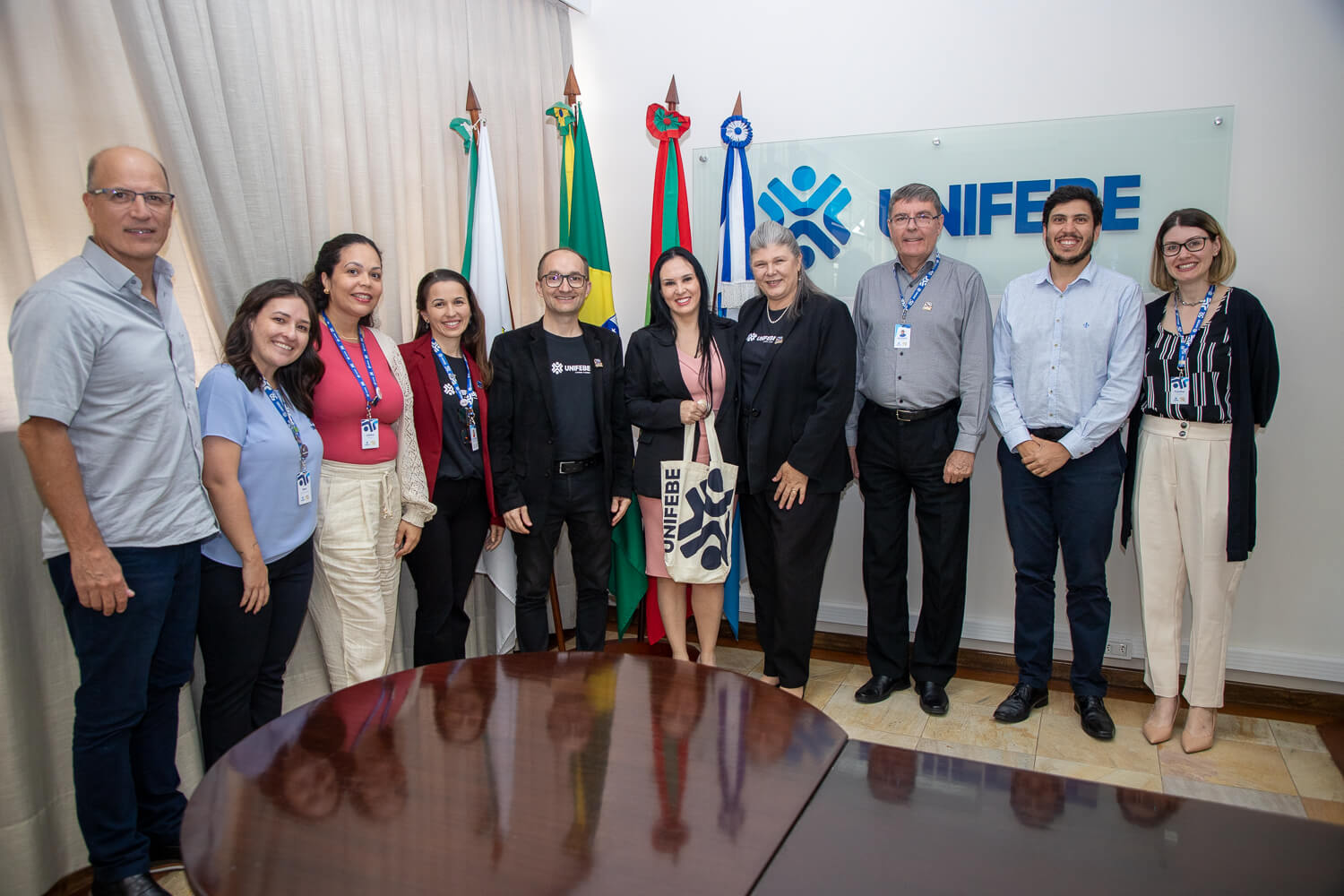 UNIFEBE recebe secretária municipal de Saúde de Brusque, Thayse Rosa