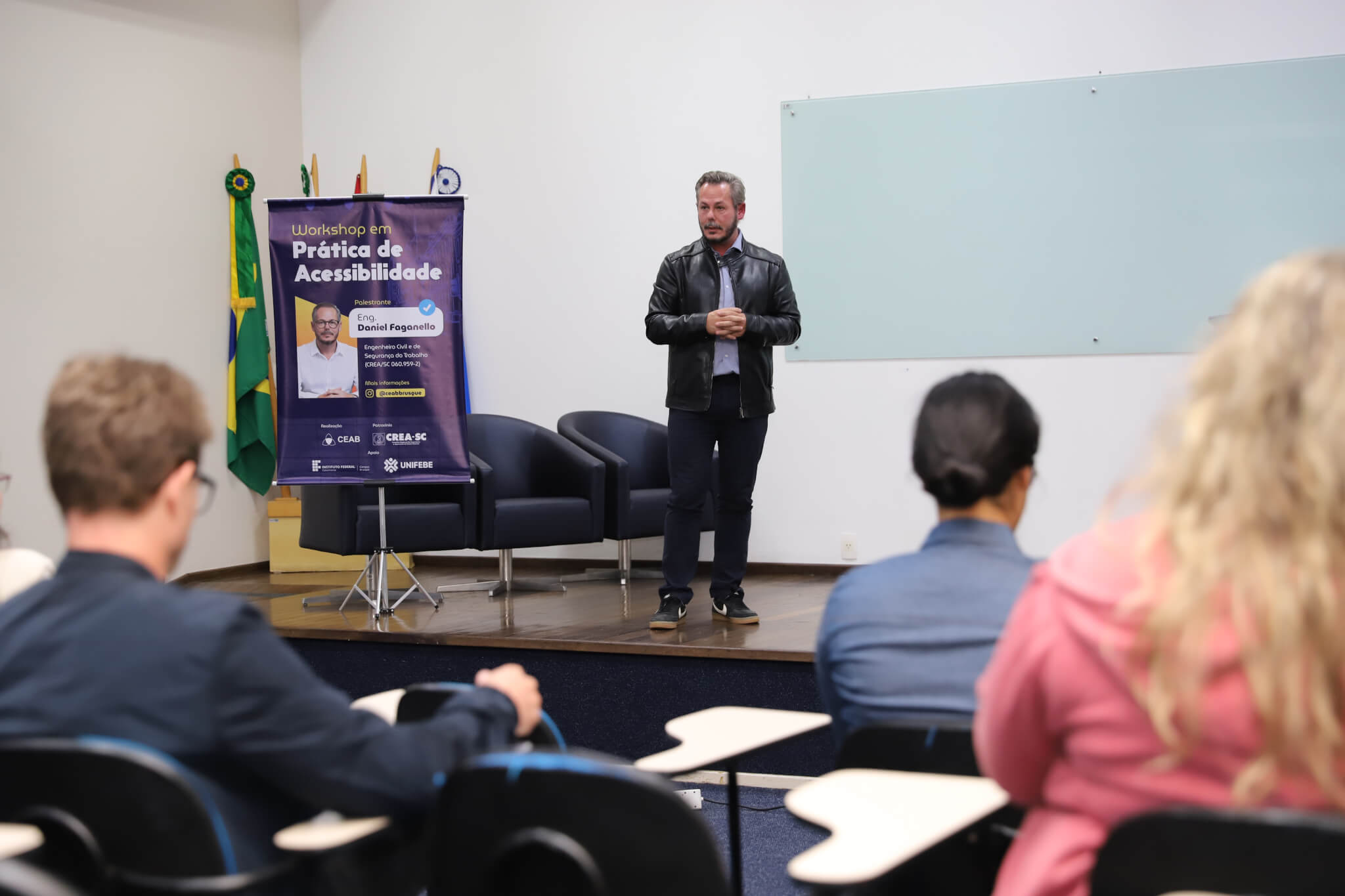 UNIFEBE recebe workshop sobre prática de acessibilidade na engenharia civil
