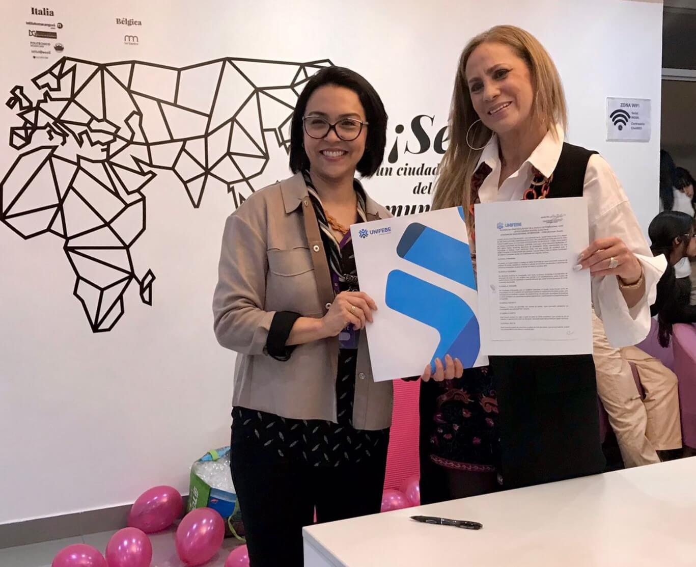 UNIFEBE firma acordo de cooperação internacional com instituto de moda do Peru