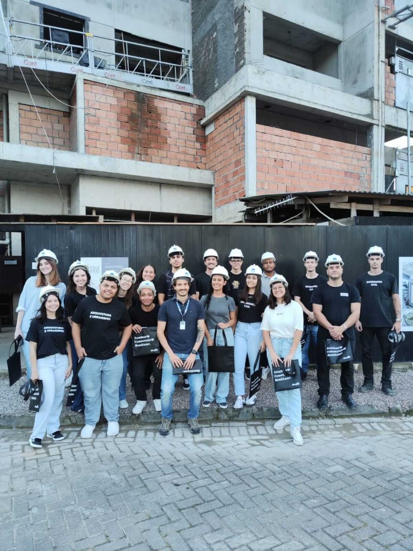 Visitas técnicas aproximam acadêmicos de Engenharia Civil da UNIFEBE de diferentes áreas de atuação profissional
