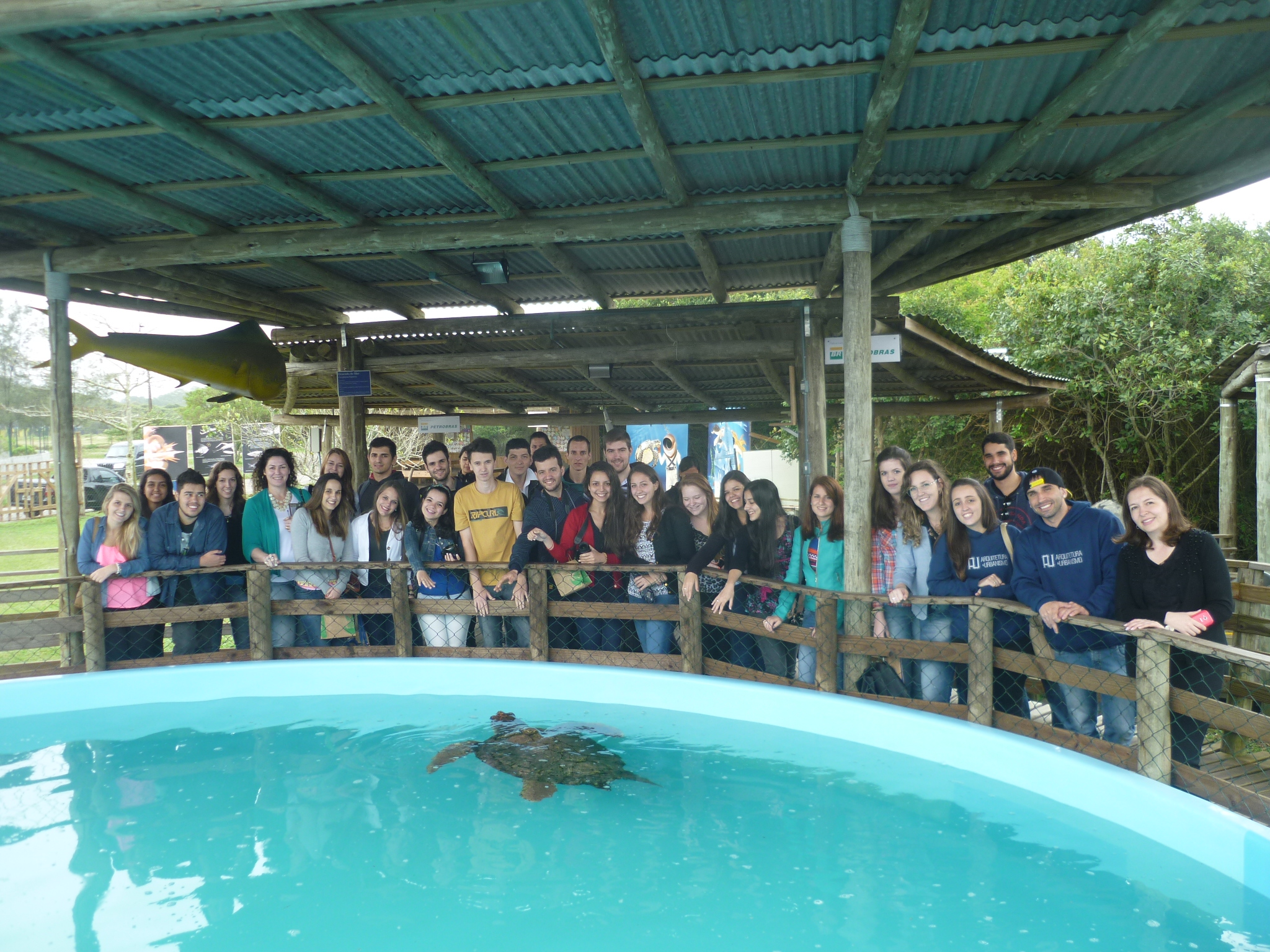 Acadêmicos de Arquitetura e Urbanismo participam de visita técnica em Florianópolis