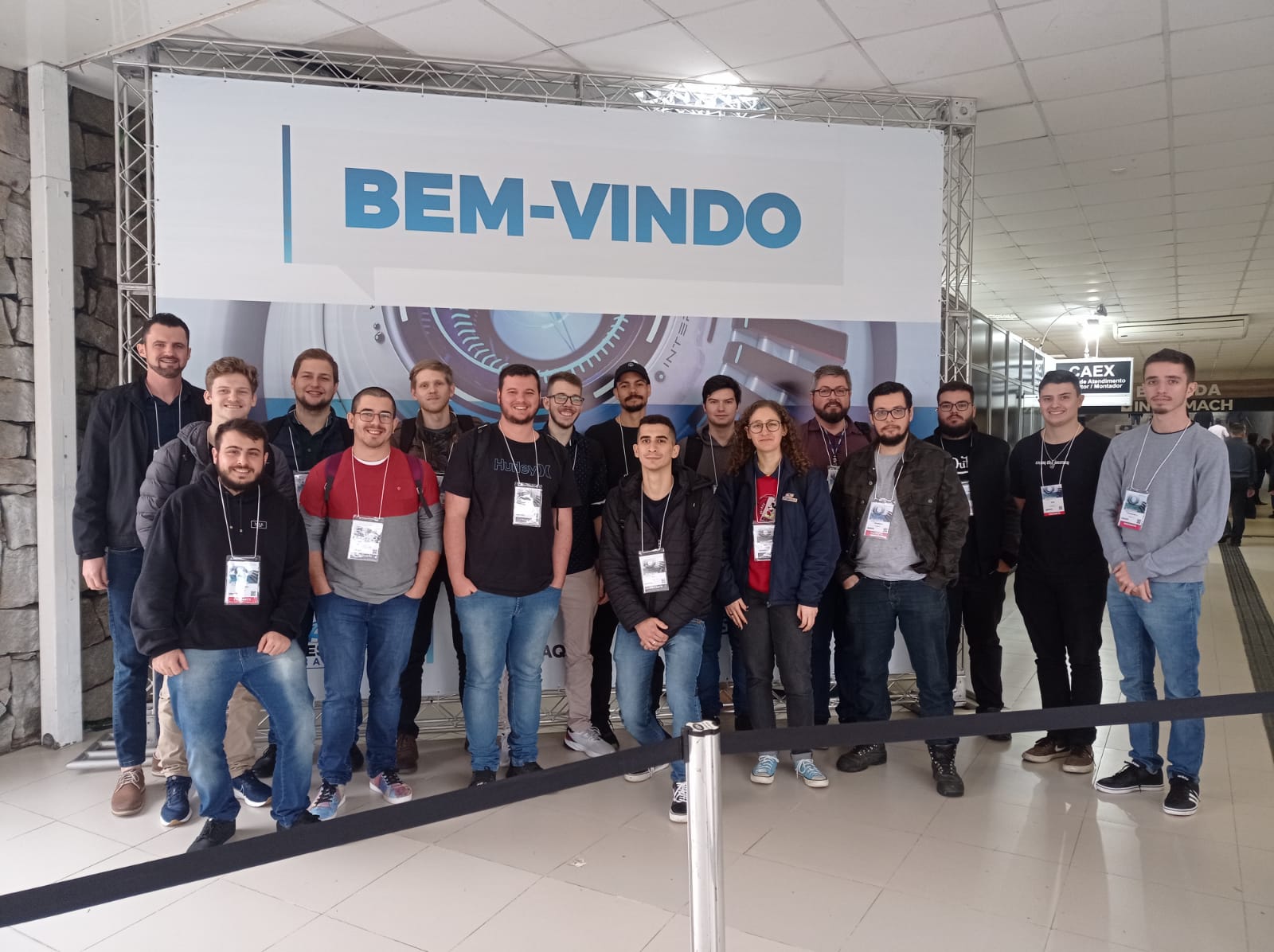 Acadêmicos de Engenharia Mecânica da UNIFEBE participam do principal evento do ramo metalmecânico do sul do Brasil