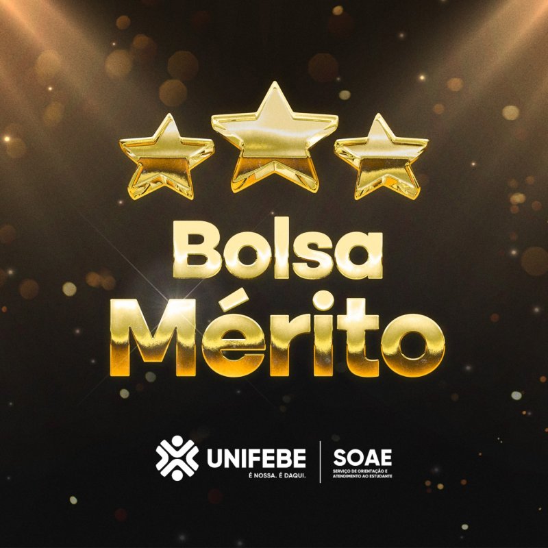 Estudantes com bom desempenho acadêmico já podem se inscrever para concorrer à Bolsa Mérito