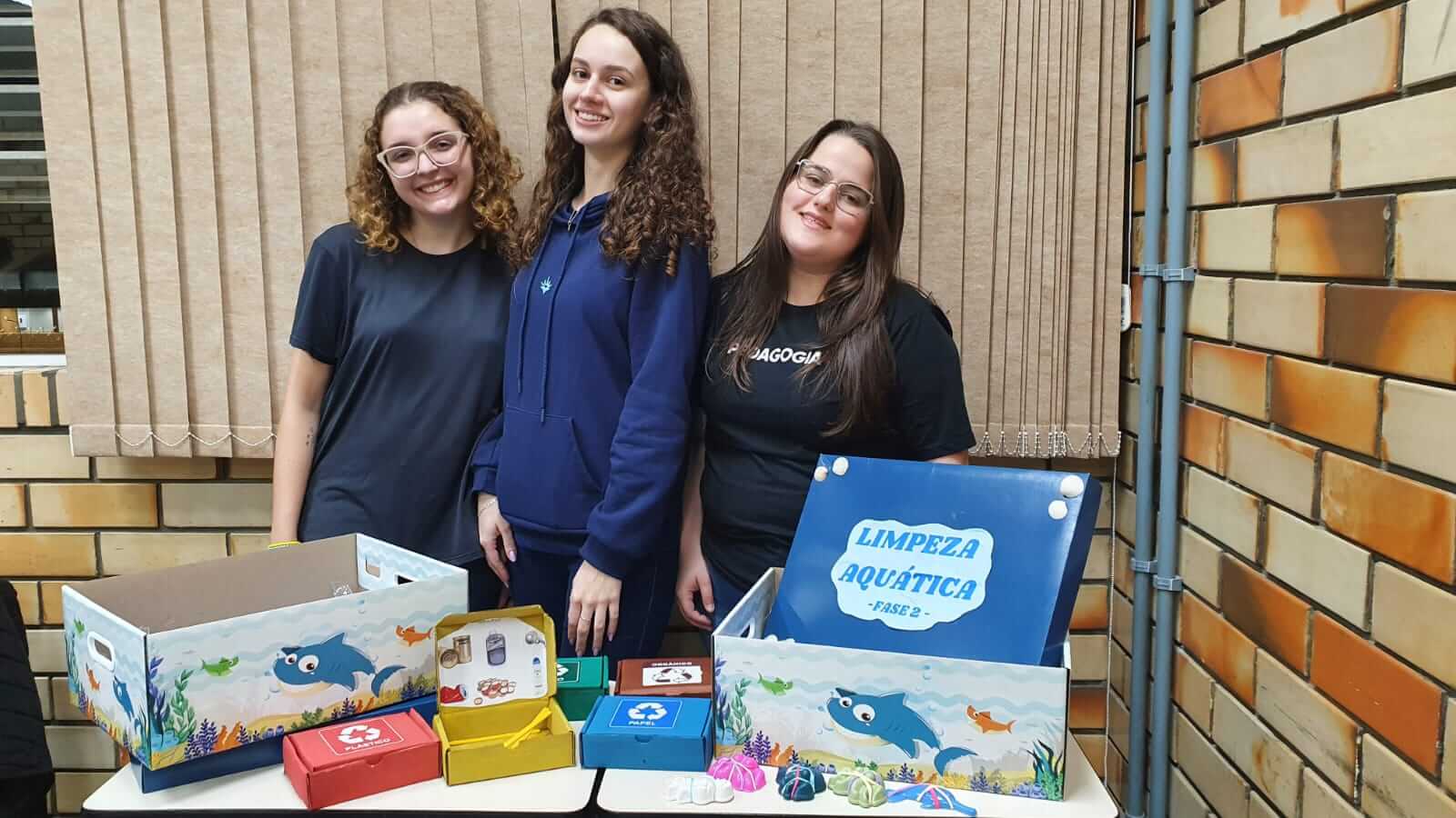 Acadêmicos de Tecnologia Educacional e Pedagogia da UNIFEBE são medalhistas na Olimpíada do Oceano 2024