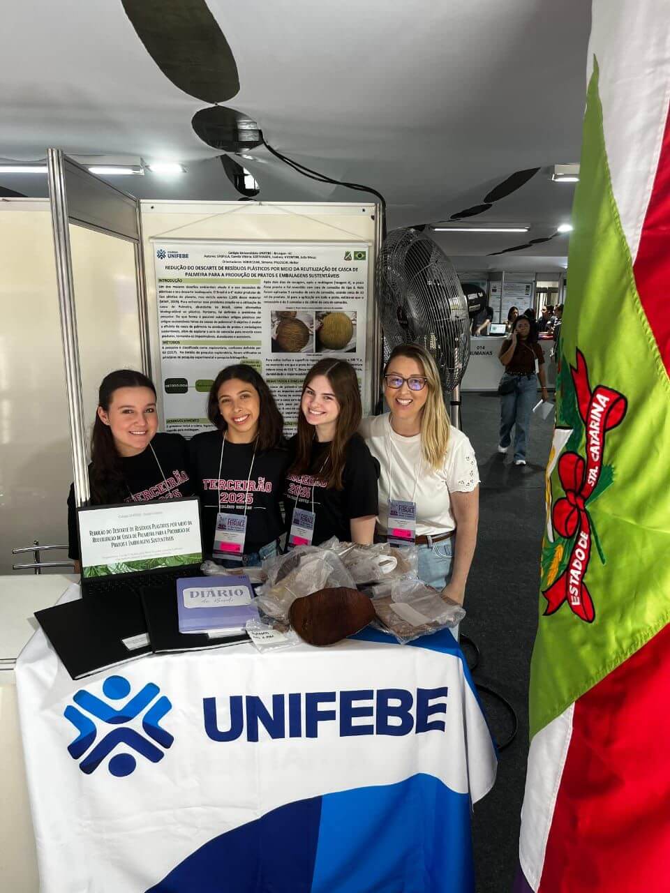 Projeto do Colégio UNIFEBE é apresentado em feira nacional