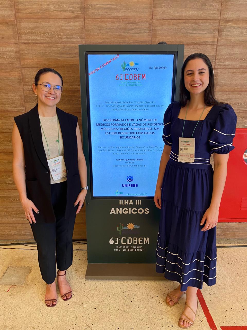 Trabalho de acadêmica de Medicina da UNIFEBE é premiado no 63.º Congresso Brasileiro de Educação Médica
