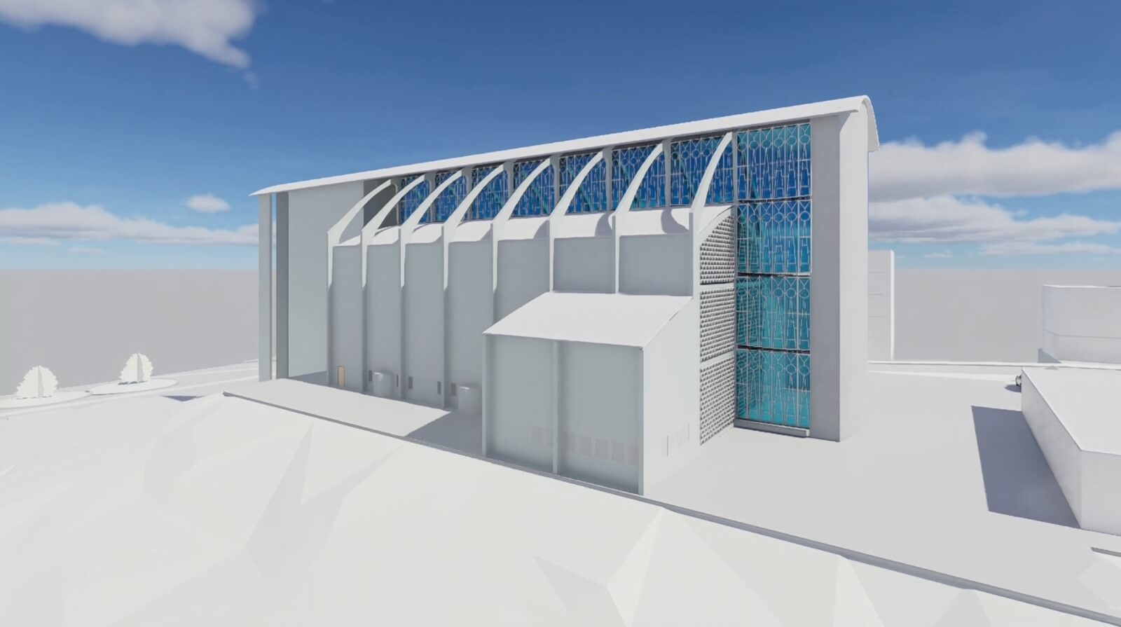 Reconstrução gráfica da Igreja Matriz de Brusque conclui análise bidimensional e avança com modelagem 3D