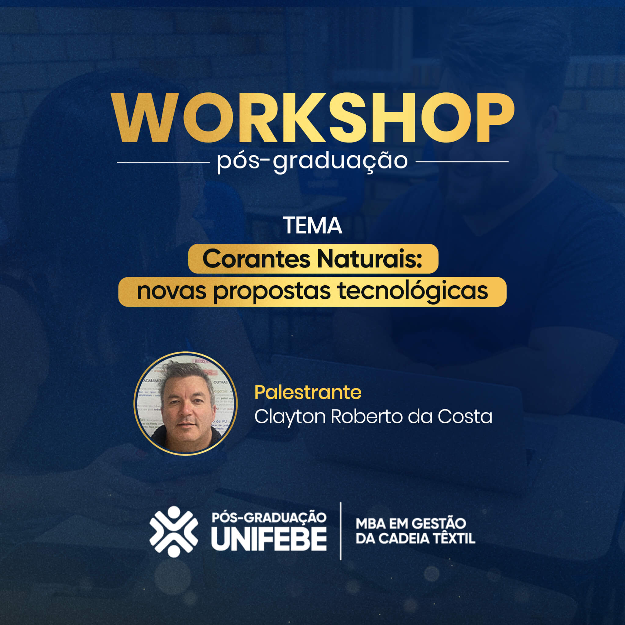 Novas propostas tecnológicas em corantes naturais serão apresentadas em workshop gratuito na UNIFEBE